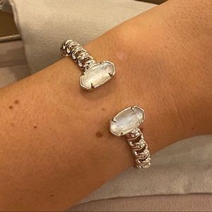 Kendra Scott Macrame Elton Silver Cuff Bracelet